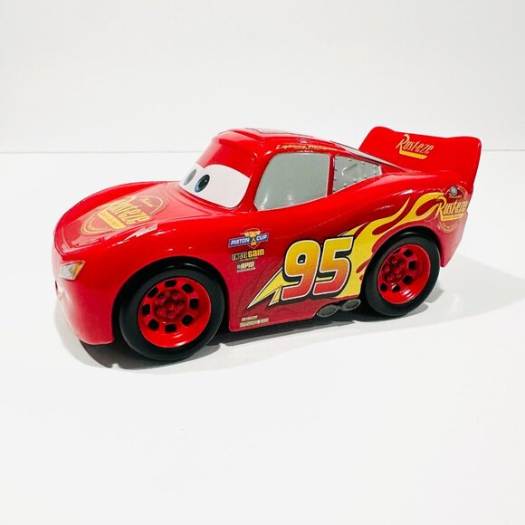 Disney Disney Pixar Rust-Eze Lightning McQueen Talking Engine Sounds Car - Rare - Picture 1 of 8